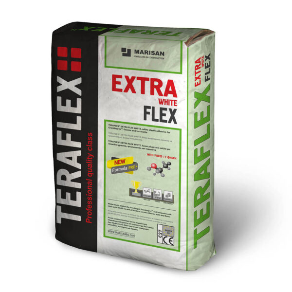 Лепило за теракот ТЕРАФЛЕКС® EXTRA FLEX - бяло 25 кг