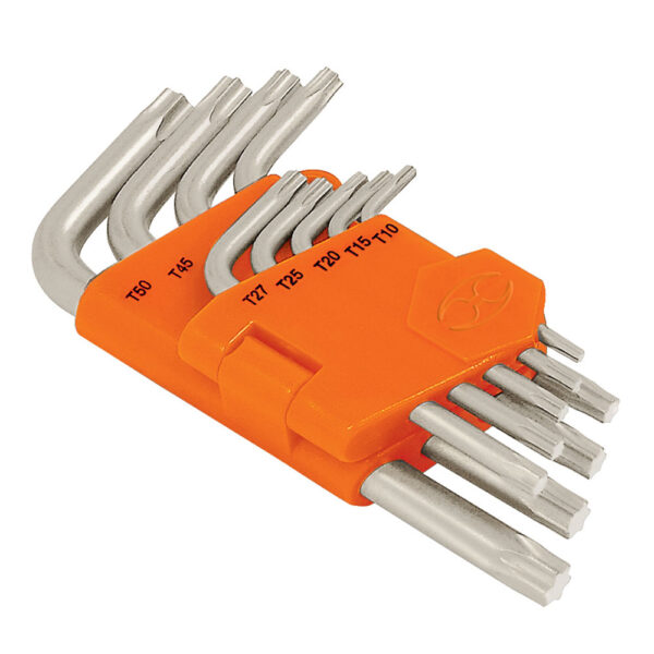 Torx - комплект ключове Т10-Т50, 9 бр.