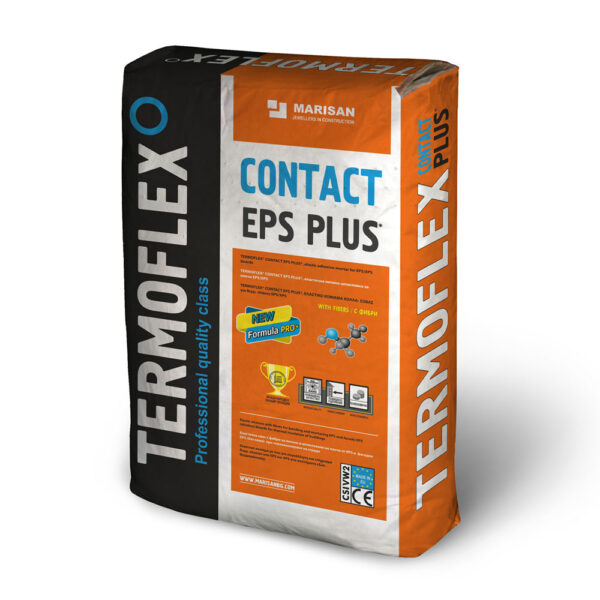 Лепило за топлоизолации с фибри ТЕРМОФЛЕКС® CONTACT WHITE - 25 кг