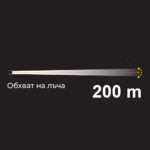 LED фенер Truper EX - алуминиев с 2 презареждащи батерии D