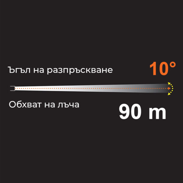 LED фенер - презареждащ се, 100 и 230 lm със сигнална светлина