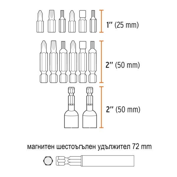комплект вложки и битове
